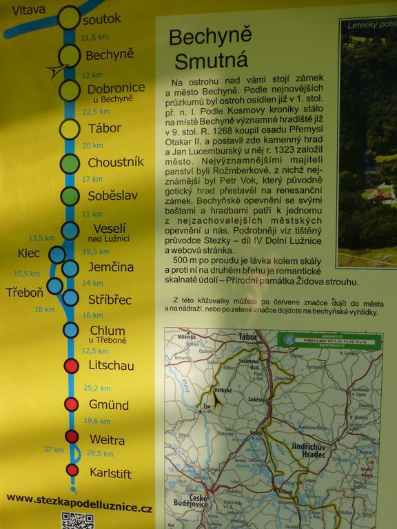 Pstrossova Vila - U Klasterni Zahrady Bechyně Zewnętrze zdjęcie